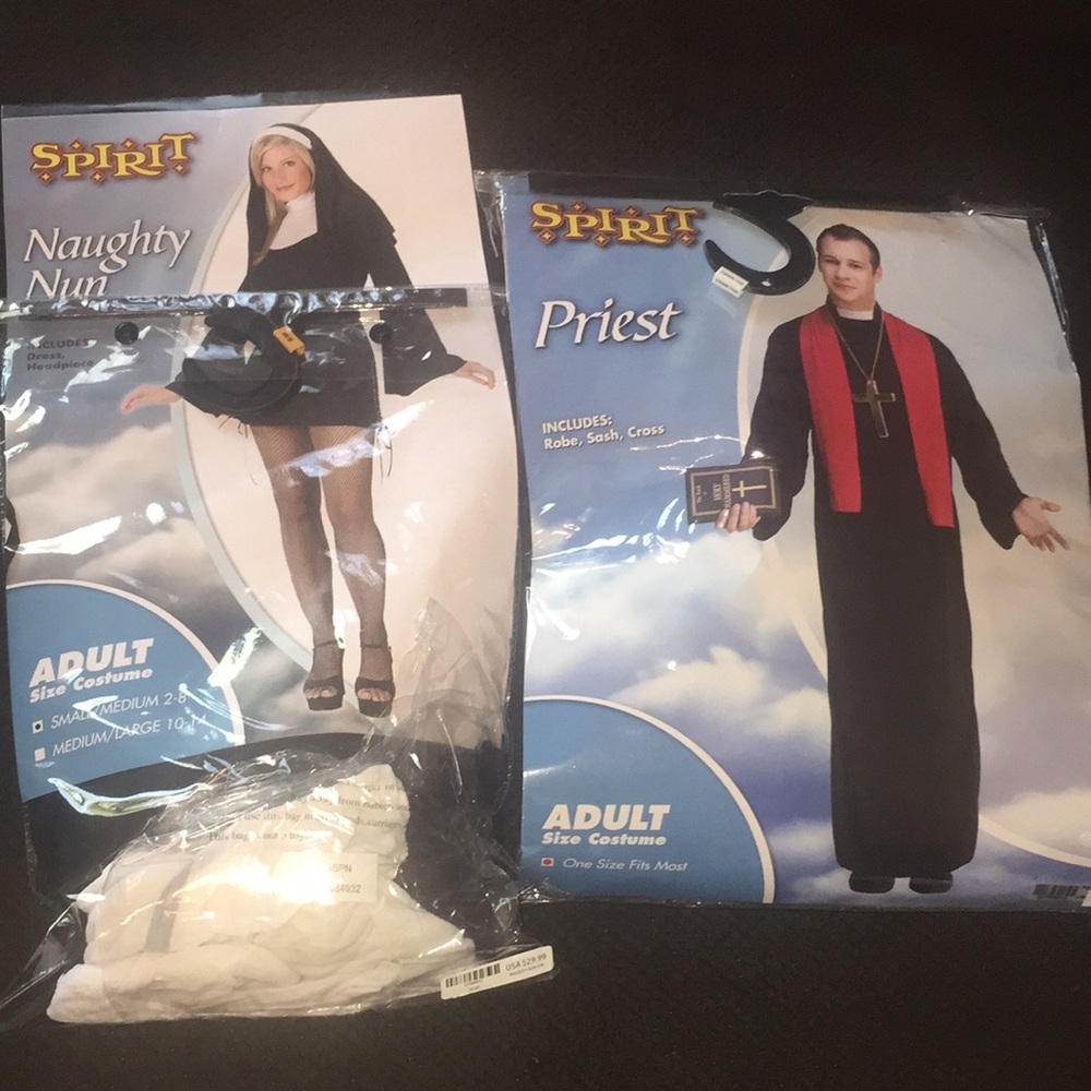Nun and priest costume